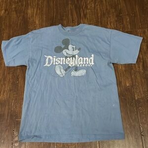 Disneyland Hanes blue tee shirt sz XL youth